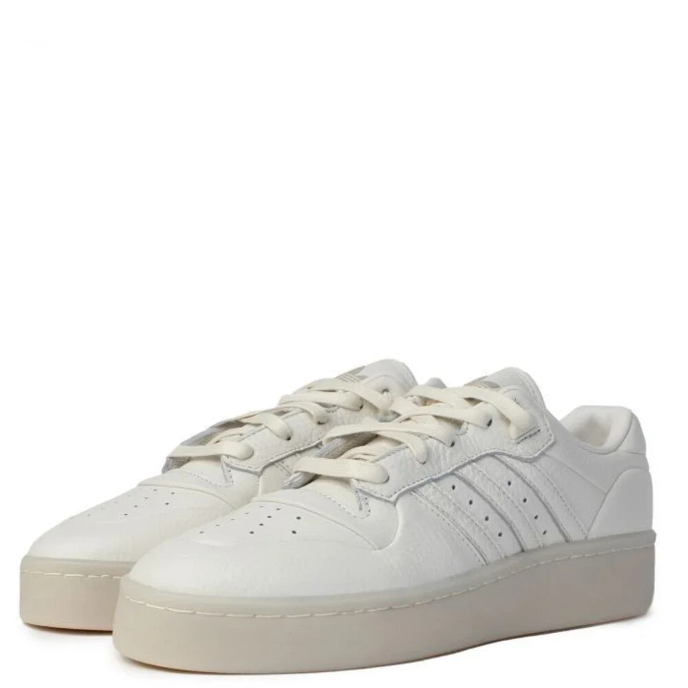 Adidas Rivalry Low Lux IH0350 Sneakers Mens US 11.5 White Platform Shoes GAL1351